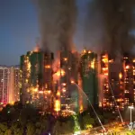 Incêndio em complexo de prédios residenciais públicos em Hong Kong causou ao menos 83 mortes