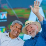 Jerônimo e Lula, em visita à Estação de Tratamento de Água de Paramirim - 07/02/2025 | Foto: Ricardo Stuckert/PR