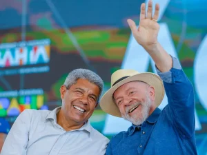 Jerônimo e Lula, em visita à Estação de Tratamento de Água de Paramirim - 07/02/2025 | Foto: Ricardo Stuckert/PR