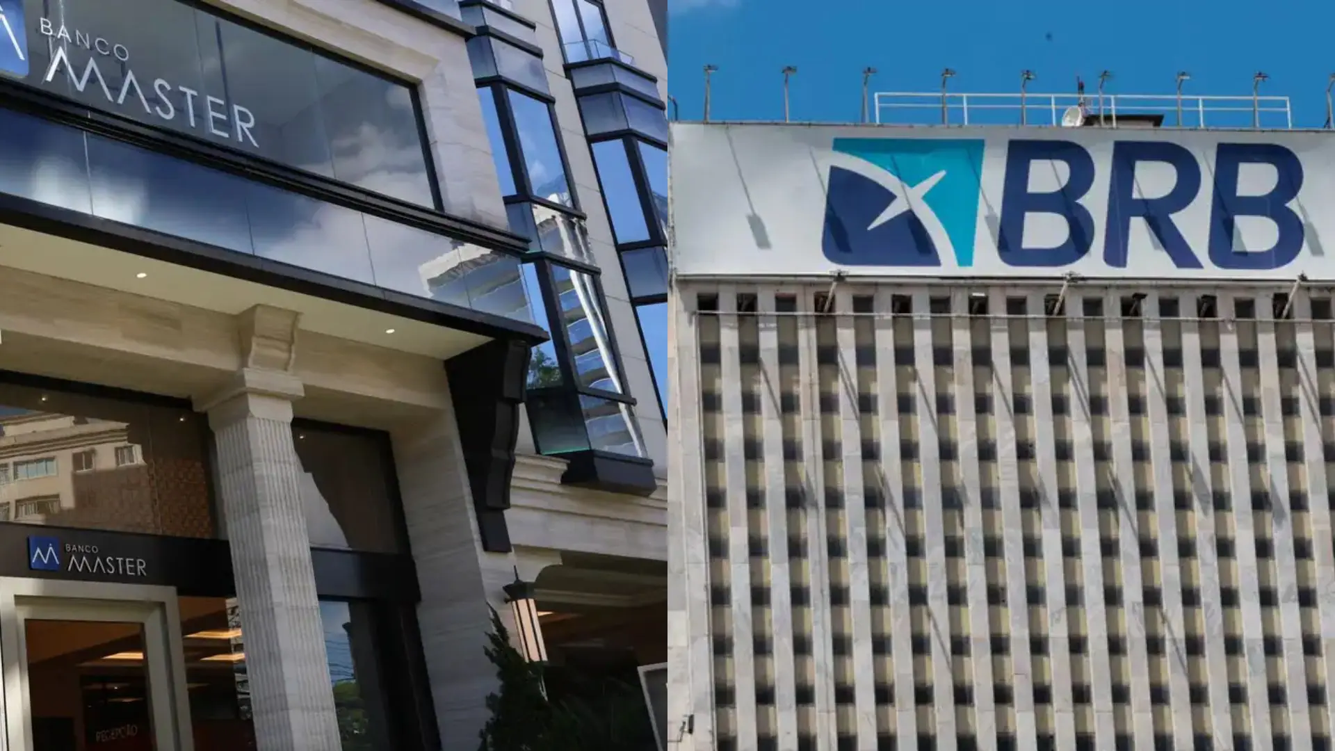 Autoridades suspeitam que Master e BRB usaram suposta fraude para movimentações recorrentes | Montagem sobre fotos: Rovena Rosa/Joédson Alves/Agência Brasil