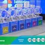 Seis dezenas sorteadas nesta sábado, 8, em São Paulo, no concurso 2.938 da Mega-Sena | Foto: Reprodução/YouTube