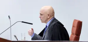 Alexandre de Moraes, durante julgamento da Ação Penal 2696 - 18/11/2025 | Foto: Rosinei Coutinho/STF