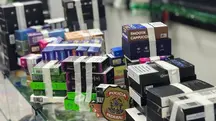 Polícia Federal exibe carga de cigarros eletrônicos apreendida na região de fronteira com o Paraguai | Foto: Divulgação/PF