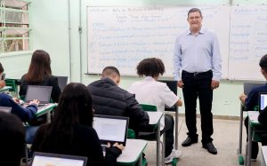 O professor Wagner Garcia Siqueira, da rede estadual de São Paulo: projeção global | Foto: Divulgação/Governo de SP