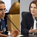 Ministros Carlos Augusto Amaral Oliveira e Maria Elizabeth Guimarães Teixeira Rocha: divergências no STM | Foto: Montagem sobre reprodução/Oeste