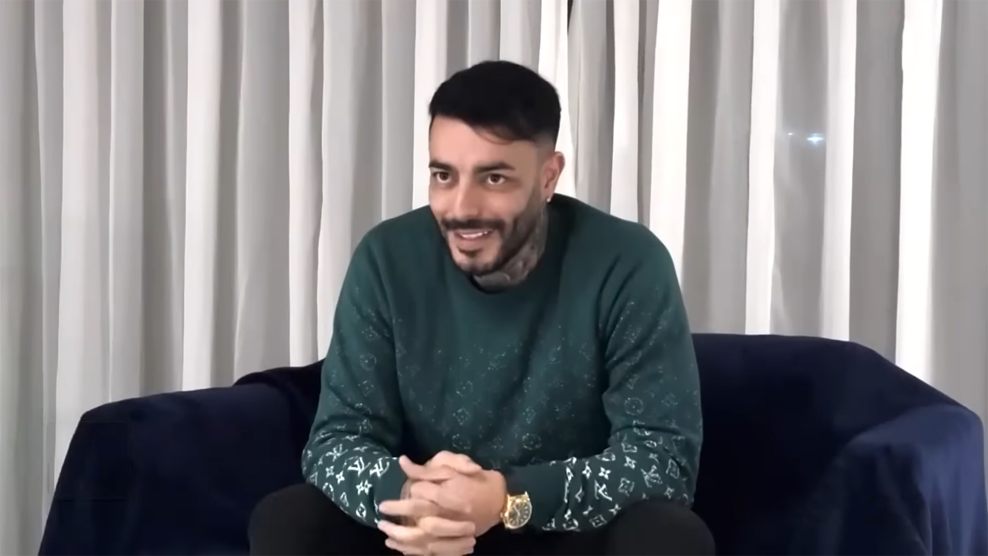 Marset concede entrevista a canal de televisão uruguaio | Foto: Canal 4/Reprodução