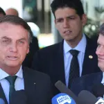 O ex-presidente Jair Bolsonaro e o atual governador de São Paulo, Tarcísio de Freitas | Antonio Cruz/Agência Brasil