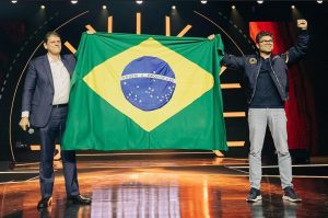 Tarcísio e Tallis estiveram juntos em evento da G4 Educação | Foto: Divulgação/G4 Educação