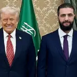 Donald Trump, dos EUA e Ahmed al-Sharaa, da Síria