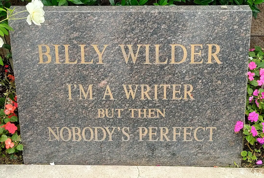 Billy Wilder foi enterrado em Los Angeles, nos Estados Unidos | Foto: Dagomir Marquezi