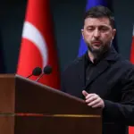 O presidente da Ucrânia, Volodymyr Zelensky | Foto: Reprodução/Twitter/X