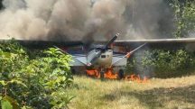 O avião suspeito entrou no espaço aéreo brasileiro e foi interceptado por caças da FAB | Foto: Divulgação/FAB