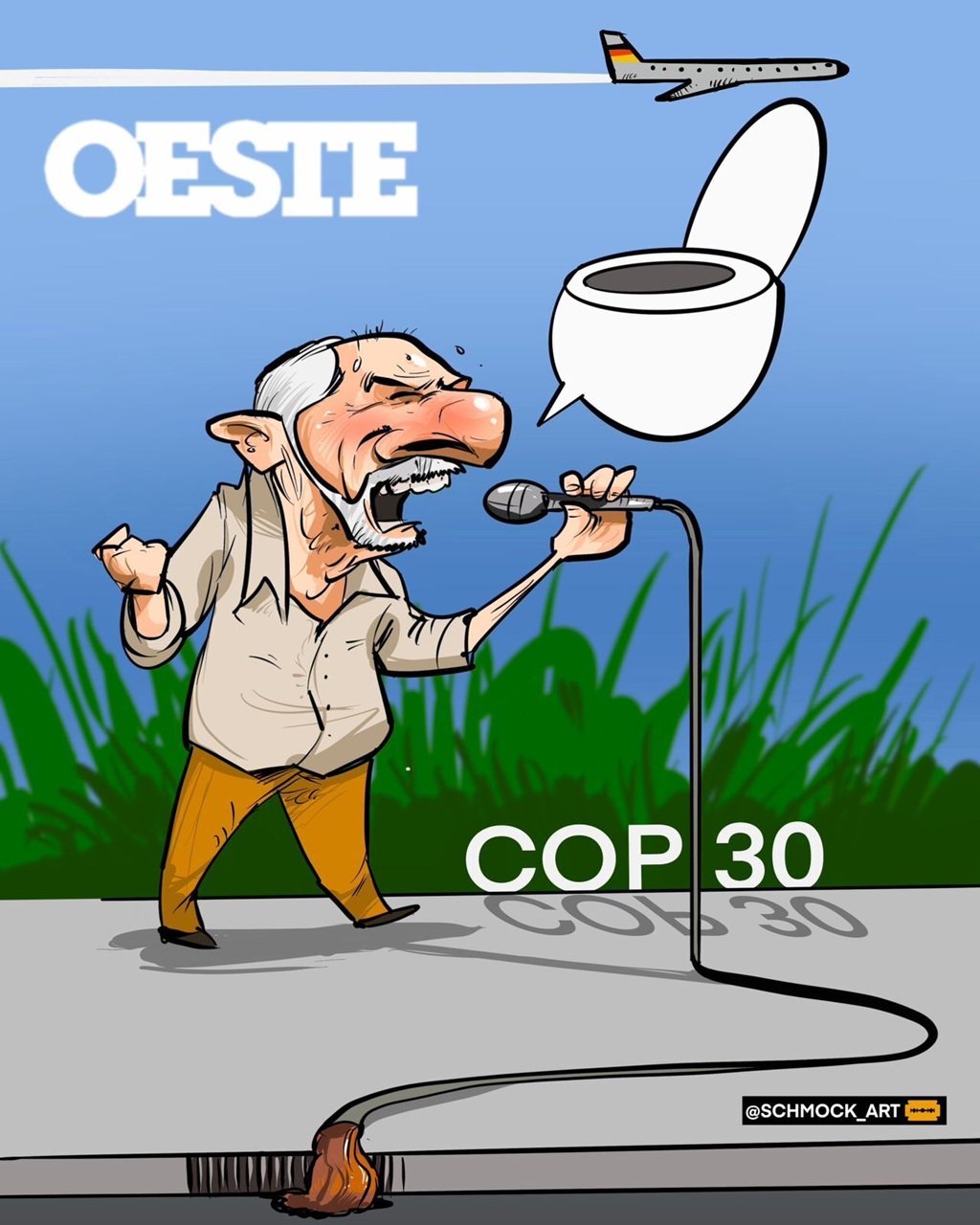 charge da semana - lula e a cop30 - schmock - 21112025