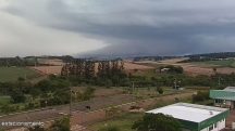 Tempo fechou antes da chegada de um tornado no Paraná | Foto: Reprodução