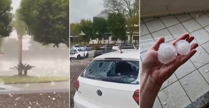 erechim rio grande do sul granizo tempestade