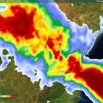 frente fria - mapa de chuvas na bahia - meteored