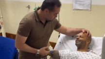 governador Cláudio castro hospital visita policiais