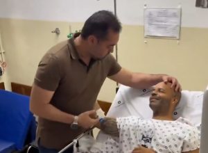 governador Cláudio castro hospital visita policiais