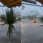Vídeo mostra carro levado pela correnteza em Hortolândia | Foto: Reprodução/X/@acidadeoncps