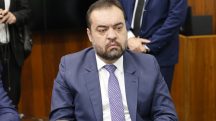 O governador do Rio de Janeiro, Cláudio Castro (PL), em reunião com Motta e demais chefes do Executivo | Foto: Marina Ramos/Câmara dos Deputados