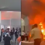 Incêndio na COP30, em Belém | Foto: Reprodução/Redes sociais