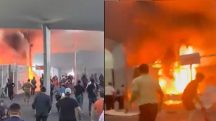 Incêndio na COP30, em Belém | Foto: Reprodução/Redes sociais