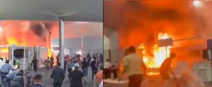 Incêndio na COP30, em Belém | Foto: Reprodução/Redes sociais