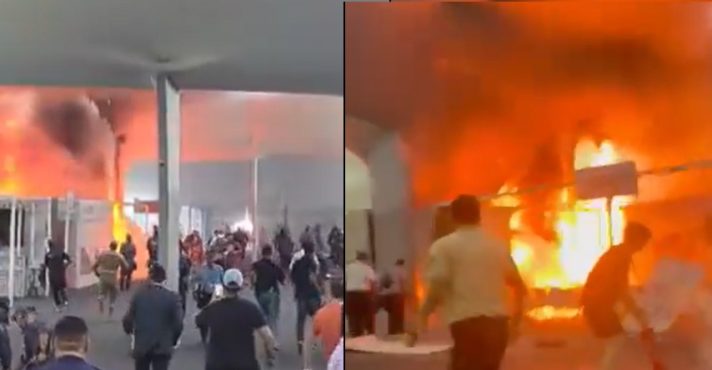 Incêndio na COP30, em Belém | Foto: Reprodução/Redes sociais
