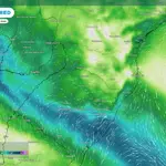nova frente fria - mapa do rio grande do sul - meteored - 21112025