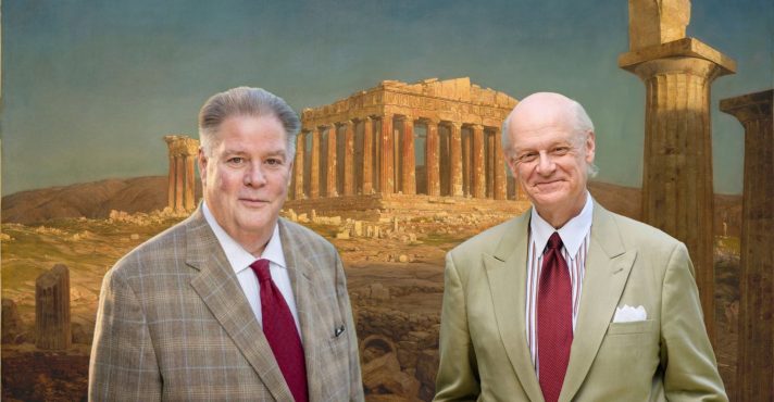 Em The Golden Thread, os historiadores James Hankins e Allen Guelzo defendem os estudos sobreo Ocidente | Foto: Divulgação/Montagem Oeste