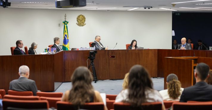 Sessão da Primeira Turma do STF | Foto: STF