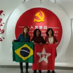 PT foi representado por Tássia Rabelo, Claudinha Lima e Luiza Dulci | Foto: Divulgação/PT