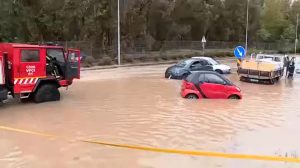 Tempestade Cláudia alagou avenidas em Portugal | Foto: Reprodução/Redes sociais