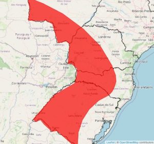 Alerta do Inmet para tempestades severas em 4 Estados | Foto: Reprodução/Inmet