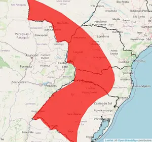 Alerta do Inmet para tempestades severas em 4 Estados | Foto: Reprodução/Inmet