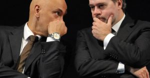 Alexandre de Moraes e Dias Toffoli têm relações pessoais com Daniel Vorcaro, dono do banco em liquidação | Foto: Reprodução/X
