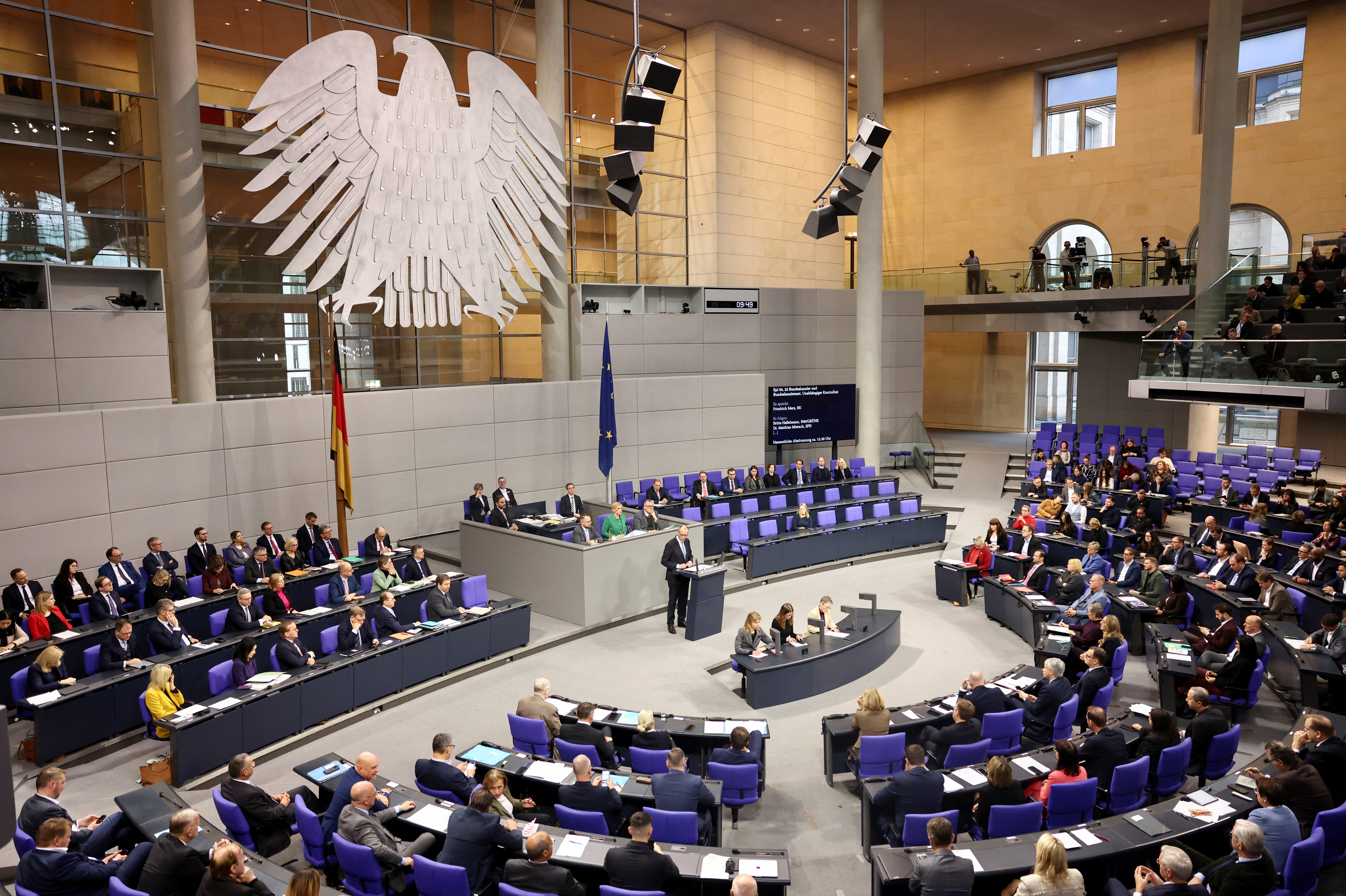 O Bundestag, o Parlamento da Alemanha | Foto: REUTERS/Nadja Wohlleben