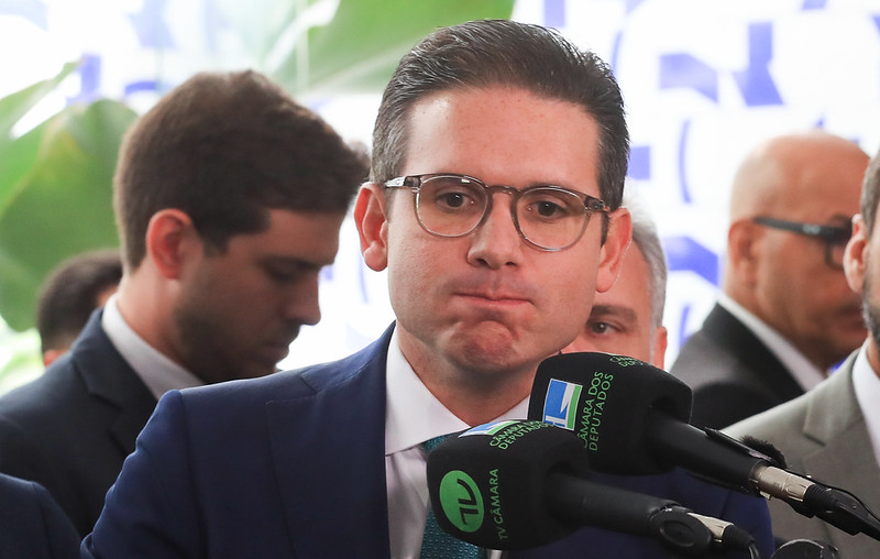 Presidente da Câmara dos deputados, Hugo Motta, durante coletiva à imprensa - 29/05/2025 | Foto: Foto: Lula Marques/Agência Brasil