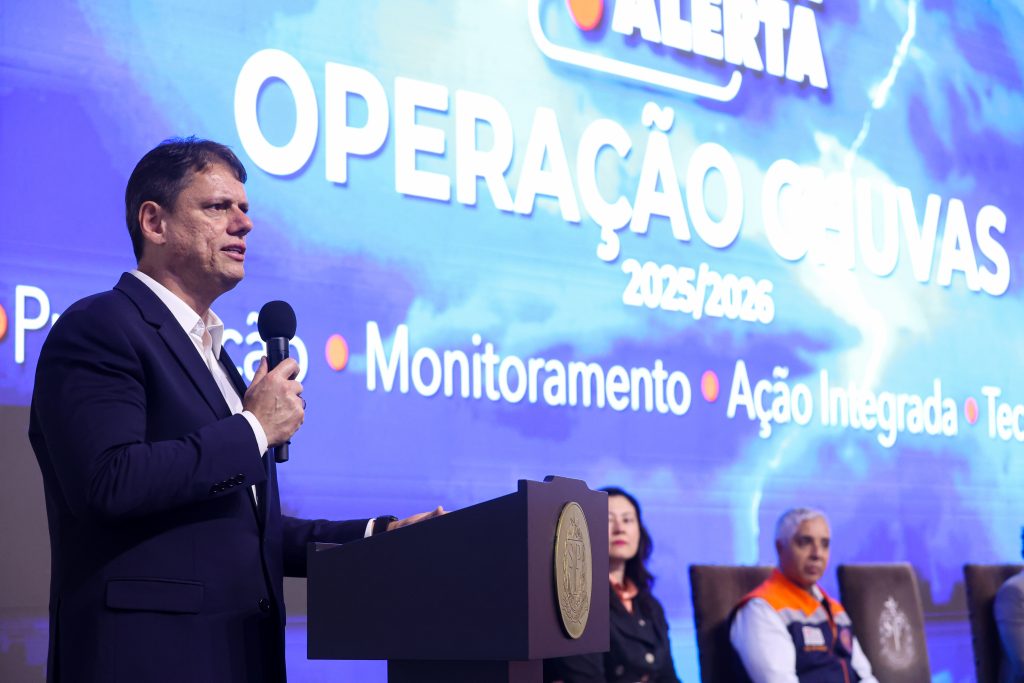 são paulo tarcísio de freitas prevenção desastres naturais chuvas sistema painel