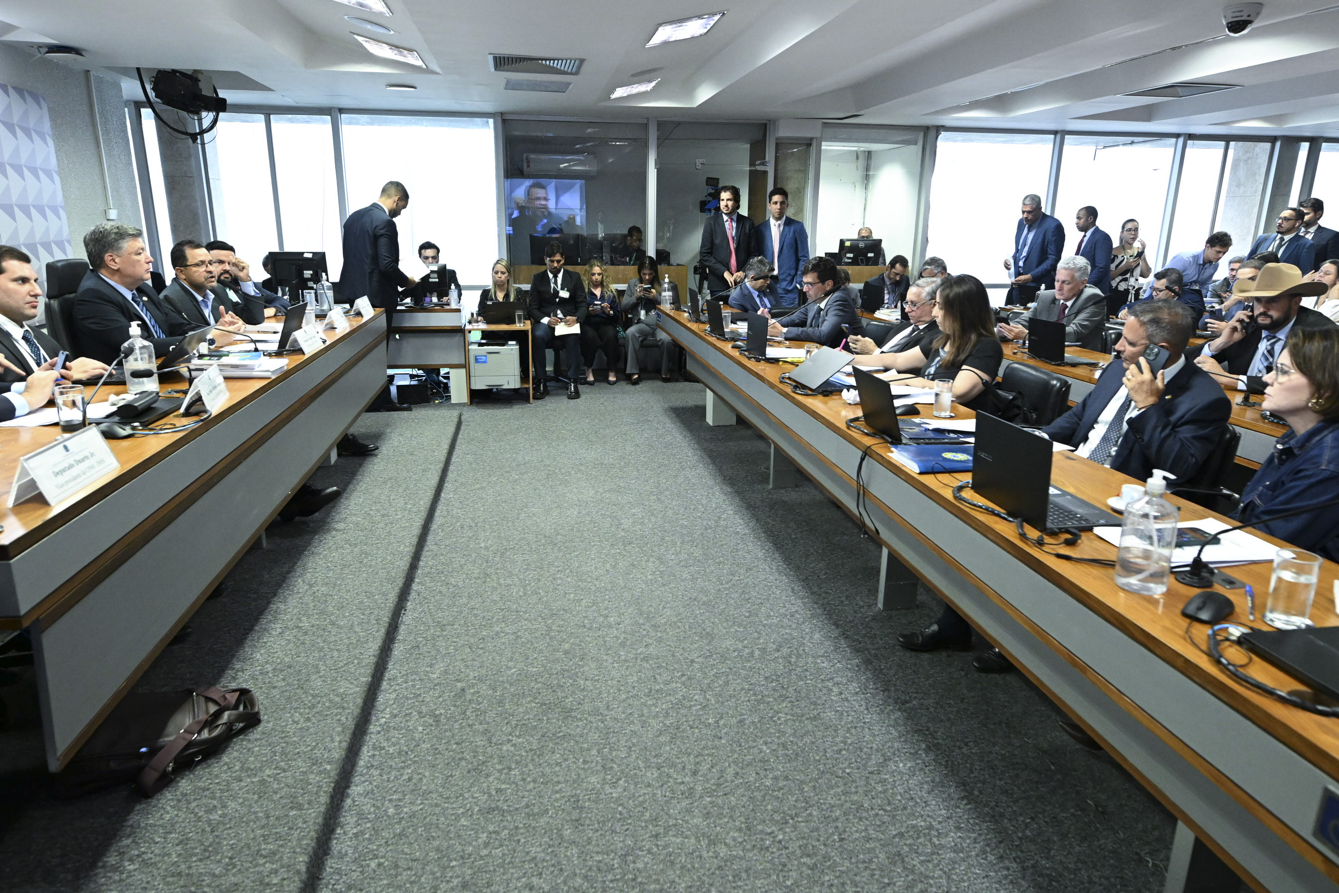 Reunião da CPMI do INSS desta segunda-feira, 1º | Foto: Carlos Moura/Agência Senado
