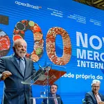 15.12.2025 - Presidente da República, Luiz Inácio Lula da Silva, durante a cerimônia de inauguração da nova sede da ApexBrasil e o ato alusivo à abertura de 500 novos mercados para a exportação de produtos agropecuários. Brasília (DF) - Brasil