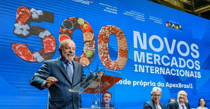 15.12.2025 - Presidente da República, Luiz Inácio Lula da Silva, durante a cerimônia de inauguração da nova sede da ApexBrasil e o ato alusivo à abertura de 500 novos mercados para a exportação de produtos agropecuários. Brasília (DF) - Brasil