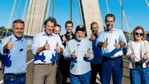 Lula inaugura Ponte da Integração, que liga Brasil ao Paraguai | Foto: Ricardo Stuckert/PR