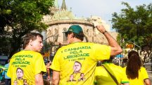 Manifestantes protestam pela anistia em São Paulo | Foto: Sonaira Fernandes/Reprodução