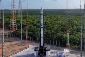 O foguete HANBIT-Nano, da sul-coreana Innospace: primeira encomenda internacional | Foto: Divulgação/Innospace