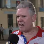 O ex-ministro de Cuba, Alejandro Gil Fernández durante um discurso | Foto: Reprodução/Redes Sociais