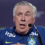 O italiano Carlo Ancelotti, técnico da seleção brasileira que vai disputar a Copa do Mundo de 2026 | Foto: Ricardo Moraes/Agência Brasil