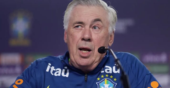 O italiano Carlo Ancelotti, técnico da seleção brasileira que vai disputar a Copa do Mundo de 2026 | Foto: Ricardo Moraes/Agência Brasil