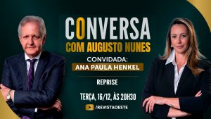 O Conversa com Augusto Nunes é transmitido às terças-feiras, das 20h30 às 21h30 | Foto: Divulgação/Oeste