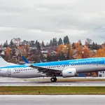 Boeing: primeiro 737 MAX entregue na América do Sul teve como cliente a Aerolíneas Argentinas | Foto: Reprodução/X/BoeingAirplanes